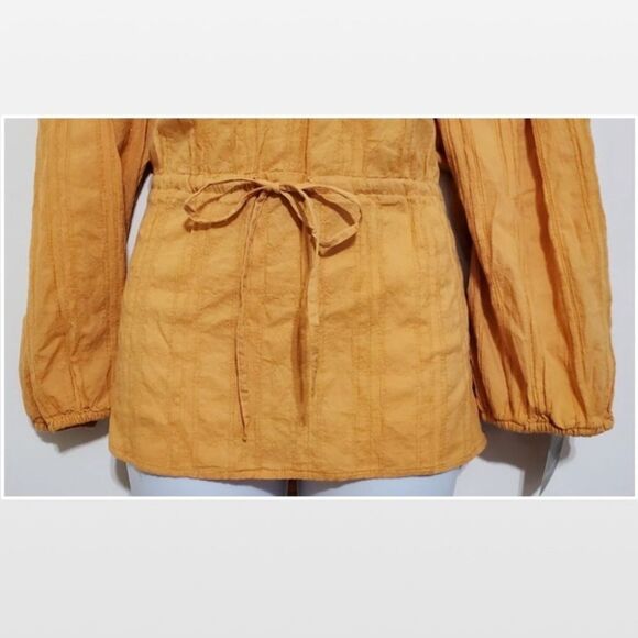 New Plus 3X Notch Neck Boho Hi Low Gold Top - Picture 5 of 16